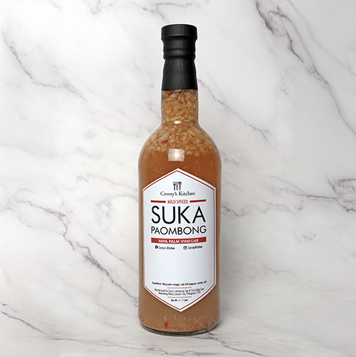 suka paombong mild spiced (nipa palm vinegar)